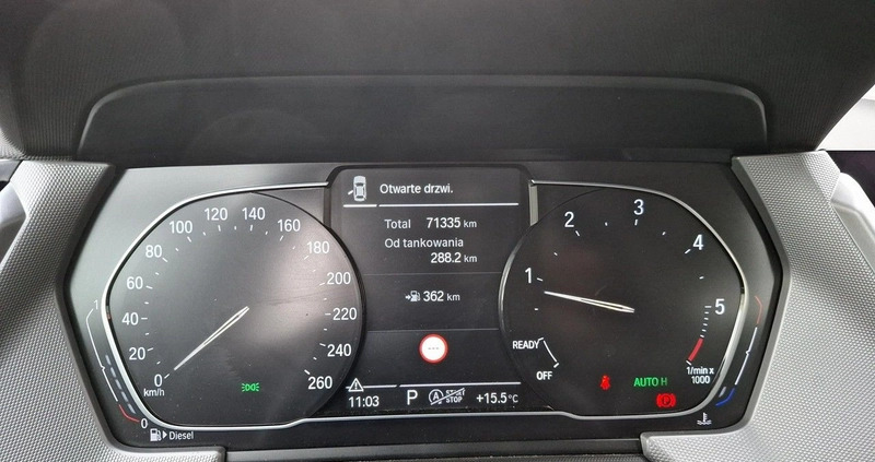 BMW Seria 1 cena 89900 przebieg: 71334, rok produkcji 2020 z Swarzędz małe 352